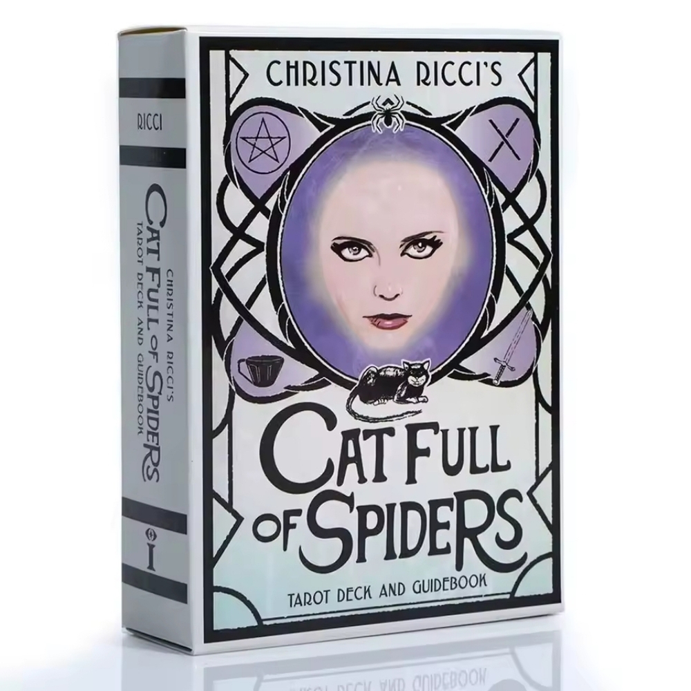 NO BOX Christina Ricci's Cat Full of Spiders Tarot Deck and Guidebook